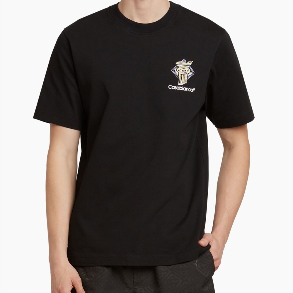 Casablanca Black Short Sleeve Tee